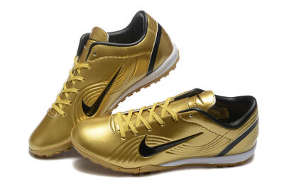 Nike Air Zoom Mercurial Vapor 1 Elite TF Football Shoes - Gold/Black/White