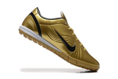 Nike Air Zoom Mercurial Vapor 1 Elite TF Football Shoes - Gold/Black/White