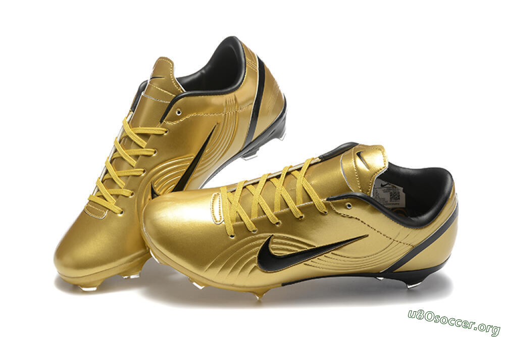 Nike Air Zoom Mercurial Vapor 1 Elite FG Football Boots - Gold/Black 6