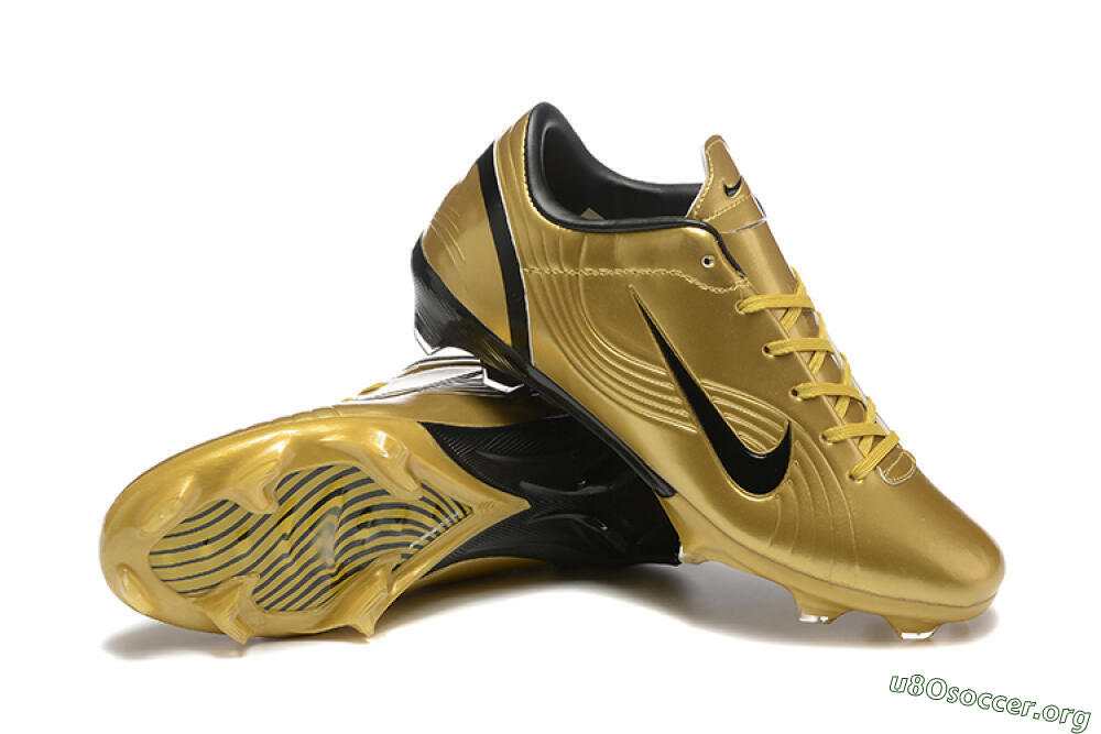 Nike Air Zoom Mercurial Vapor 1 Elite FG Football Boots - Gold/Black 4