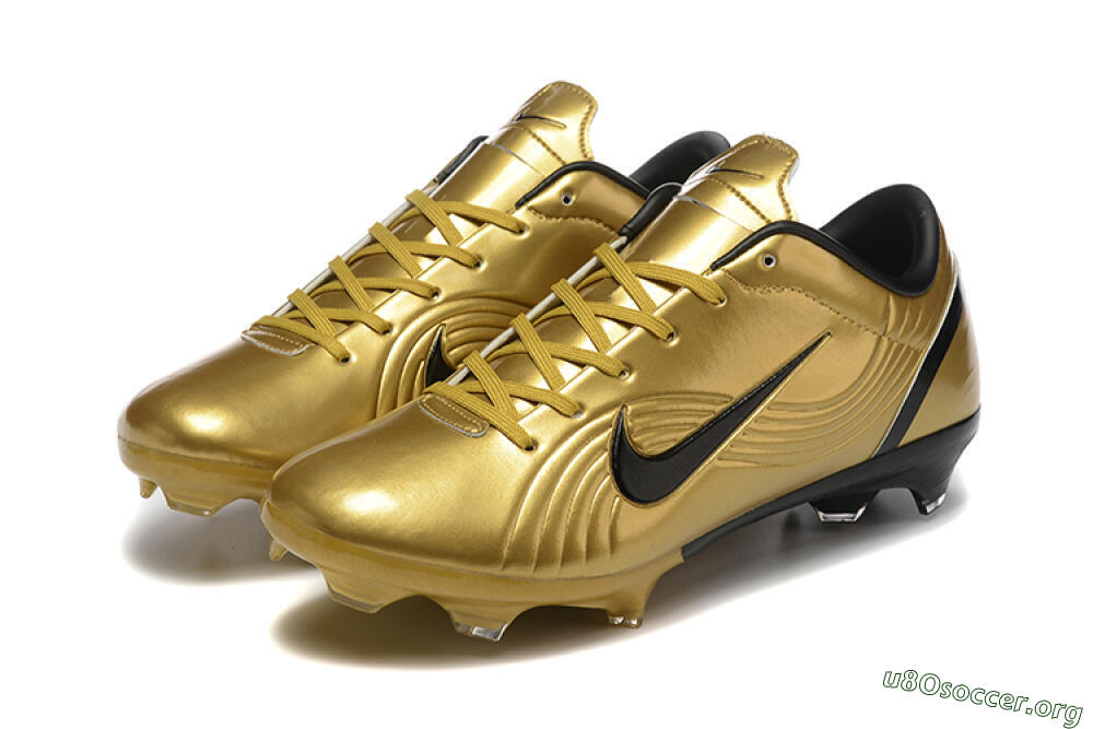 Nike Air Zoom Mercurial Vapor 1 Elite FG Football Boots - Gold/Black 5