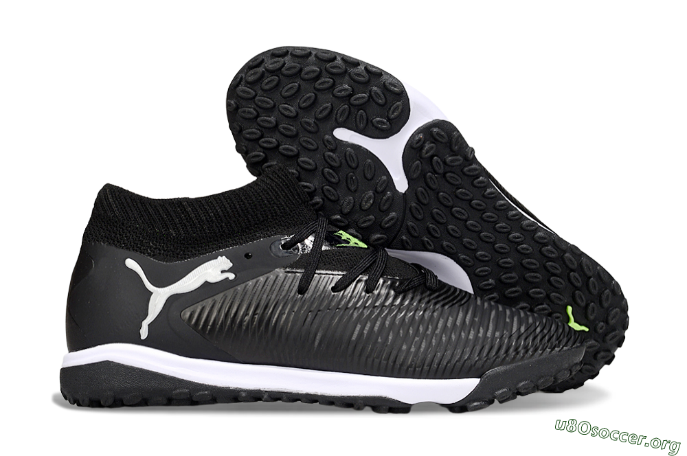 Puma Future 8 Ultimate TF Football Shoes - Black/White 2
