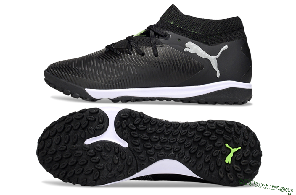 Puma Future 8 Ultimate TF Football Shoes - Black/White 1