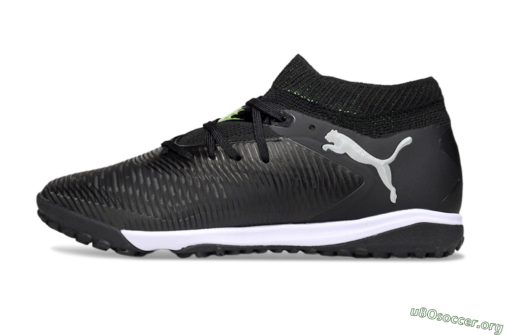 Puma Future 8 Ultimate TF Football Shoes - Black/White 3