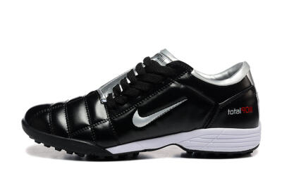 Nike Total 90 III TF Football Shoes - Black/Silver/White