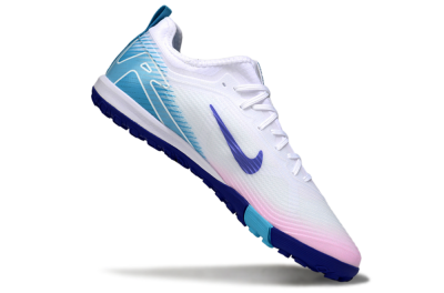 Nike Air Zoom Mercurial Vapor 16 Pro TF Football Shoes - White/Purple/Jade