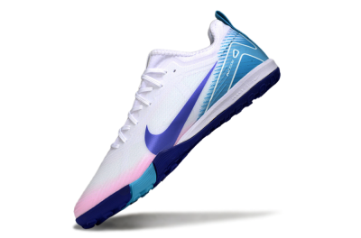 Nike Air Zoom Mercurial Vapor 16 Pro TF Football Shoes - White/Purple/Jade