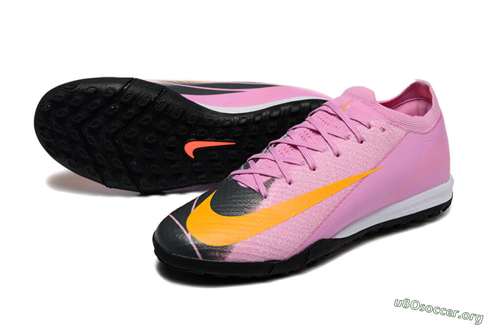 Nike Air Zoom Mercurial Vapor 16 Elite TF Football Shoes - Pink/Yellow/Black 0