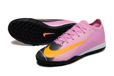 Nike Air Zoom Mercurial Vapor 16 Elite TF Football Shoes - Pink/Yellow/Black