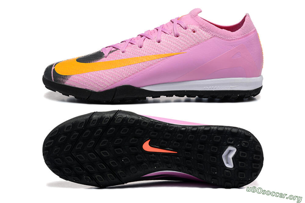 Nike Air Zoom Mercurial Vapor 16 Elite TF Football Shoes - Pink/Yellow/Black 1