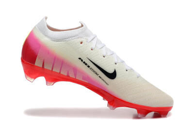 Nike Air Zoom Mercurial Vapor 16 Elite FG Football Boots - Beige/Black/Red
