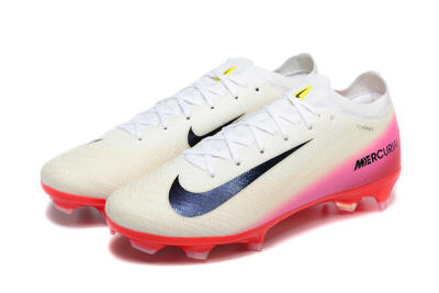 Nike Air Zoom Mercurial Vapor 16 Elite FG Football Boots - Beige/Black/Red