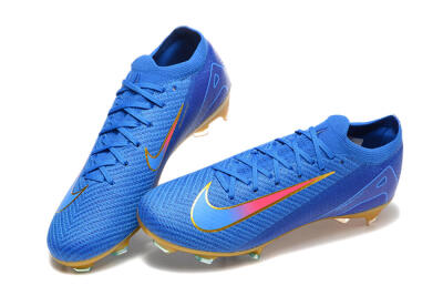 Nike Air Zoom Mercurial Vapor 16 Elite FG Football Boots - Blue/Gold/Pink