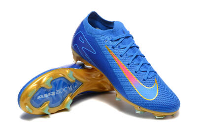Nike Air Zoom Mercurial Vapor 16 Elite FG Football Boots - Blue/Gold/Pink