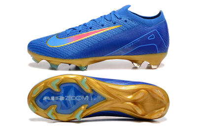 Nike Air Zoom Mercurial Vapor 16 Elite FG Football Boots - Blue/Gold/Pink