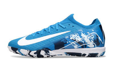 Nike Air Zoom Mercurial Vapor 16 Elite TF Football Shoes - Blue/White/Black