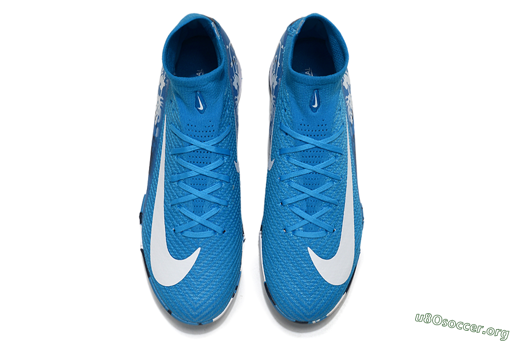 Nike Air Zoom Mercurial Superfly 10 Elite TF Football Shoes - Blue/White 4