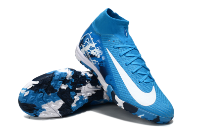Nike Air Zoom Mercurial Superfly 10 Elite TF Football Shoes - Blue/White