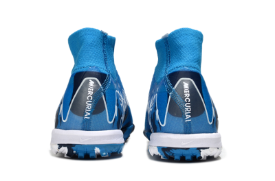 Nike Air Zoom Mercurial Superfly 10 Elite TF Football Shoes - Blue/White