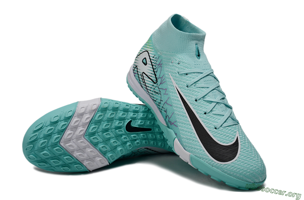 Nike Air Zoom Mercurial Superfly 10 Elite TF Football Shoes - Jade/Black/White 0