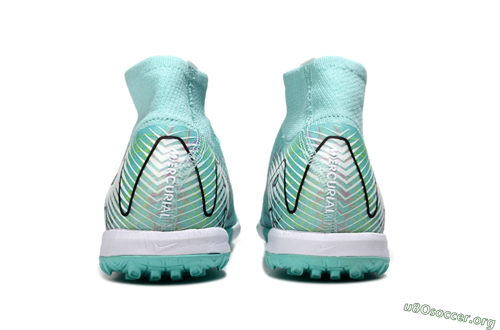 Nike Air Zoom Mercurial Superfly 10 Elite TF Football Shoes - Jade/Black/White 5