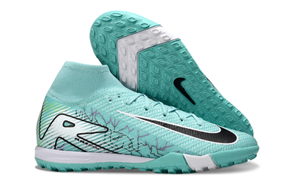 Nike Air Zoom Mercurial Superfly 10 Elite TF Football Shoes - Jade/Black/White