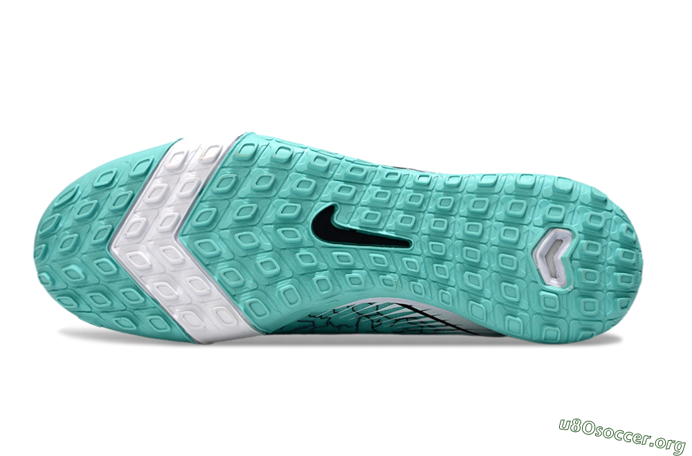 Nike Air Zoom Mercurial Superfly 10 Elite TF Football Shoes - Jade/Black/White 6