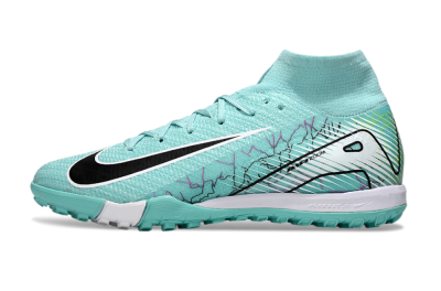 Nike Air Zoom Mercurial Superfly 10 Elite TF Football Shoes - Jade/Black/White