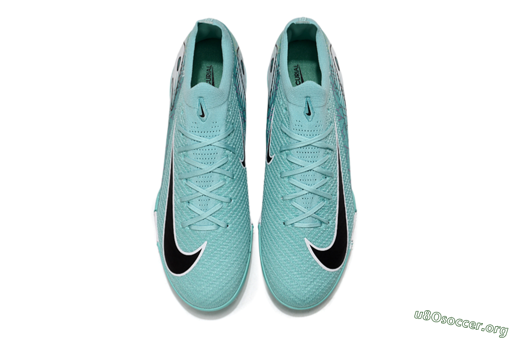 Nike Air Zoom Mercurial Vapor 16 Elite TF Football Shoes - Jade/Black/White 4