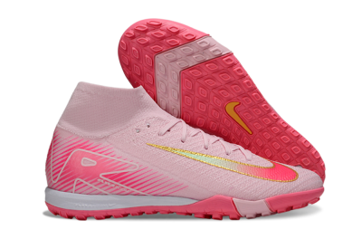 Nike Air Zoom Mercurial Superfly 10 Elite TF Football Shoes - Pink/Red/Gold