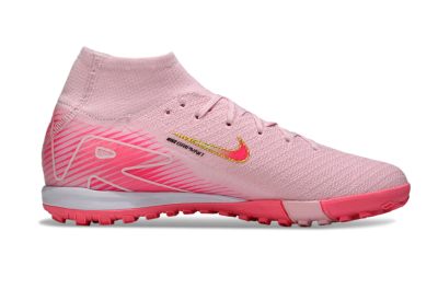 Nike Air Zoom Mercurial Superfly 10 Elite TF Football Shoes - Pink/Red/Gold