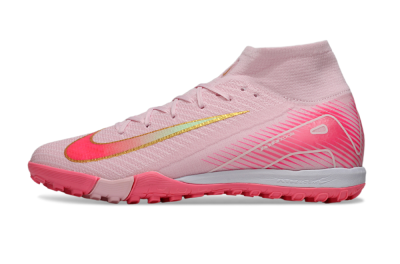 Nike Air Zoom Mercurial Superfly 10 Elite TF Football Shoes - Pink/Red/Gold