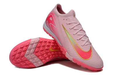 Nike Air Zoom Mercurial Vapor 16 Elite TF Football Shoes - Pink/Gold/White