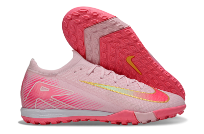 Nike Air Zoom Mercurial Vapor 16 Elite TF Football Shoes - Pink/Gold/White
