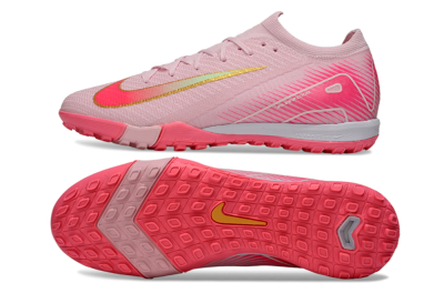 Nike Air Zoom Mercurial Vapor 16 Elite TF Football Shoes - Pink/Gold/White