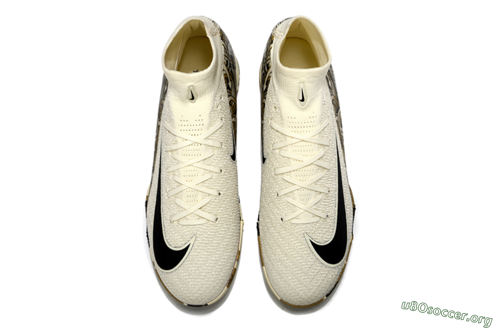 Nike Air Zoom Mercurial Superfly 10 Elite TF Football Shoes - Beige/Black/Brown 4