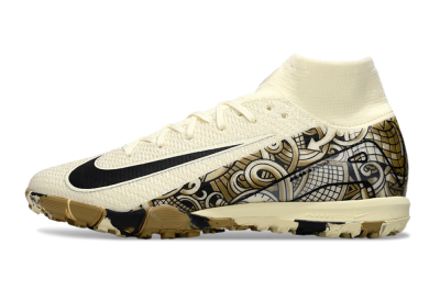 Nike Air Zoom Mercurial Superfly 10 Elite TF Football Shoes - Beige/Black/Brown