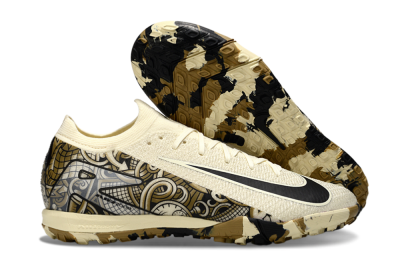 Nike Air Zoom Mercurial Vapor 16 Elite TF Football Shoes - Beige/Black/Brown