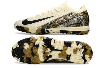 Nike Air Zoom Mercurial Vapor 16 Elite TF Football Shoes - Beige/Black/Brown