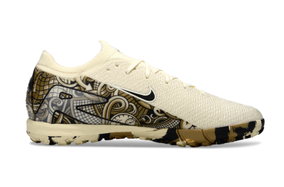 Nike Air Zoom Mercurial Vapor 16 Elite TF Football Shoes - Beige/Black/Brown