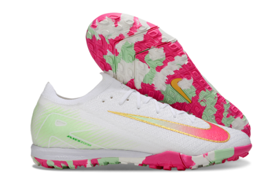 Nike Air Zoom Mercurial Vapor 16 Elite TF Football Shoes - White/Red/Gold