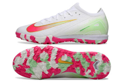 Nike Air Zoom Mercurial Vapor 16 Elite TF Football Shoes - White/Red/Gold