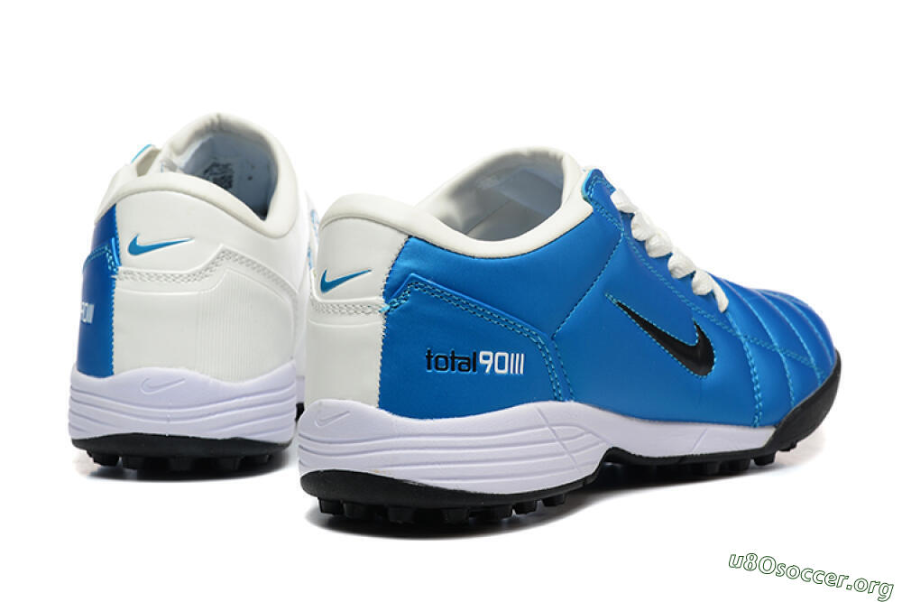 Nike Total 90 III TF Football Shoes - Blue/Black/White 9