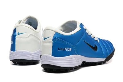 Nike Total 90 III TF Football Shoes - Blue/Black/White