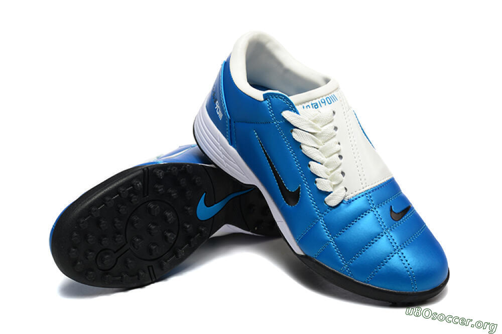 Nike Total 90 III TF Football Shoes - Blue/Black/White 4