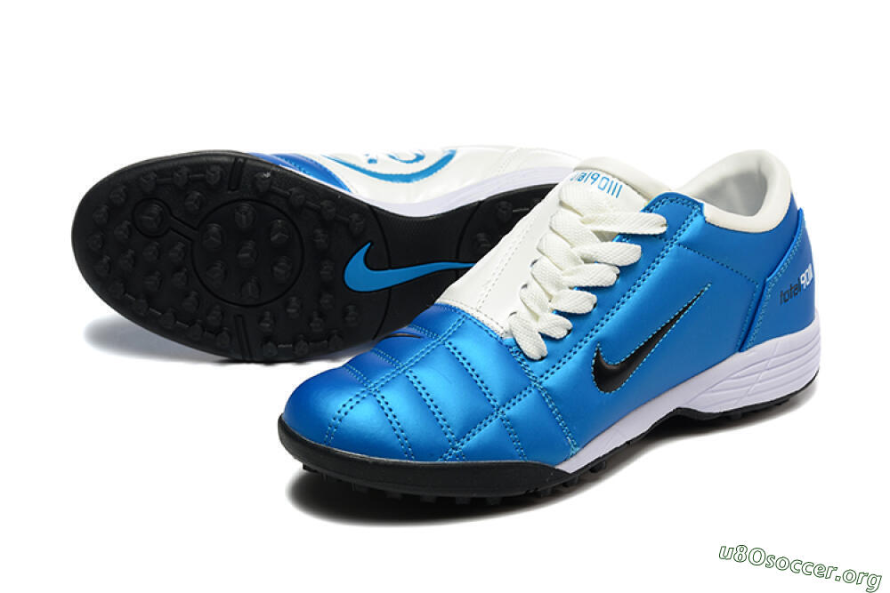 Nike Total 90 III TF Football Shoes - Blue/Black/White 0