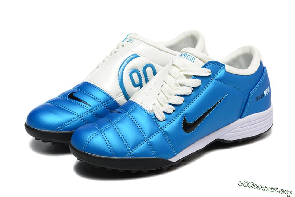 Nike Total 90 III TF Football Shoes - Blue/Black/White 5