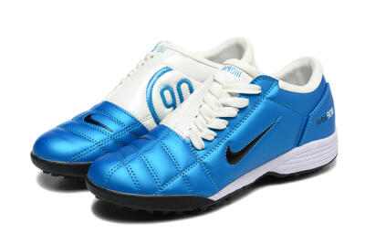 Nike Total 90 III TF Football Shoes - Blue/Black/White