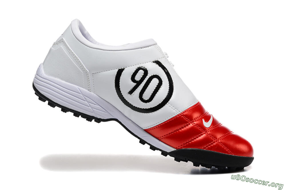 Nike Total 90 III TF Football Shoes - Red/White/Black 7