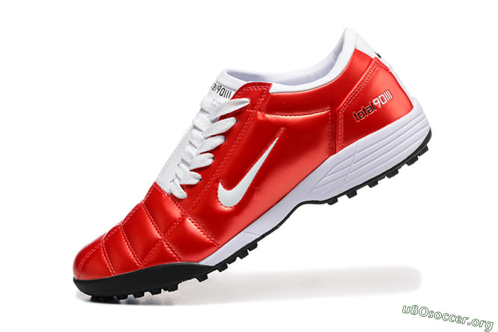 Nike Total 90 III TF Football Shoes - Red/White/Black 8